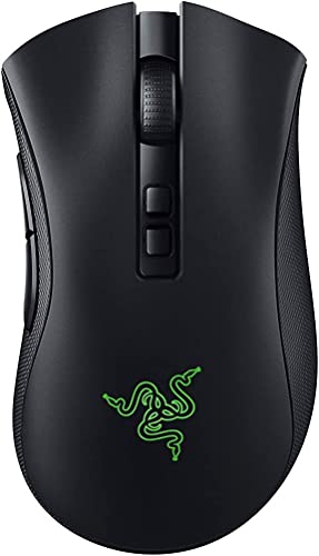 Razer DeathAdder V2 Pro - Kabellose Gaming-Maus mit klassenbester Ergonomie mit 20K DPI Focus+ Sensor (Optische Maus-Switches, 70 Stunden Akku-Laufzeit, 3 Verbindungsmodi) Schwarz Bild 1