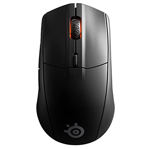 SteelSeries Rival 3 Wireless - Kabellose Gaming-Maus - Über 400 Stunden Akkulaufzeit - Dual Wireless 2.4 GHz und Bluetooth 5.0 - 60 Millionen Klicks, Schwarz Bild 1