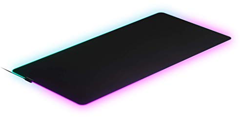 SteelSeries QcK 3XL Prism RGB - Gaming-Oberfläche - Optimiert für Kapillarproben - 2 Zonen RGB-Beleuchtung – Schwarz - (1220mm x 590mm x 3mm) Bild 1