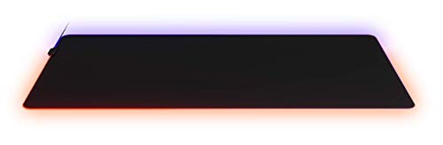 SteelSeries QcK 3XL Prism RGB - Gaming-Oberfläche - Optimiert für Kapillarproben - 2 Zonen RGB-Beleuchtung – Schwarz - (1220mm x 590mm x 3mm) Bild 2