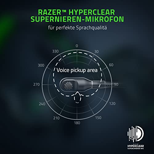 Razer Kaira Pro - Kabellose Gaming Kopfhörer für Xbox Series X / S + Xbox One + PC und Smartphone (Wireless Headset, Bluetooth, 50-mm-Treiber, Superkardioid-Mikrofon) Schwarz-Grün Bild 3
