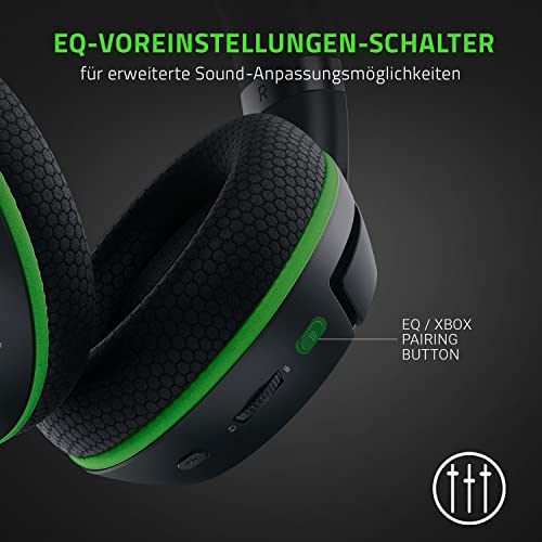 Razer Kaira Pro - Kabellose Gaming Kopfhörer für Xbox Series X / S + Xbox One + PC und Smartphone (Wireless Headset, Bluetooth, 50-mm-Treiber, Superkardioid-Mikrofon) Schwarz-Grün Bild 6