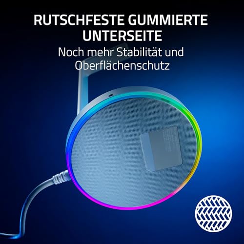 Razer Base Station V2 Chroma - Headset-Ständer mit USB-Hub und RGB-Beleuchtung (mit 7.1 Surround Sound, Integrierter Kopfhörer-Halter, Rutschfester Standfuß) Schwarz Bild 6