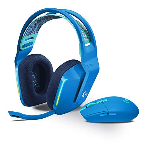 Logitech G305 Lightspeed Wireless Gaming Maus + Logitech G733 Lightspeed Kabelloses Gaming Headset mit Kopfbügel Bild 1