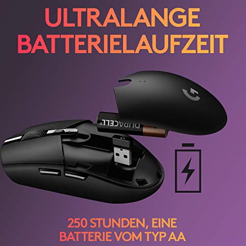Logitech G305 LIGHTSPEED kabellose Gaming-Maus + Logitech G733 LIGHTSPEED Kabelloses Gaming Headset mit Kopfbügel Bild 7