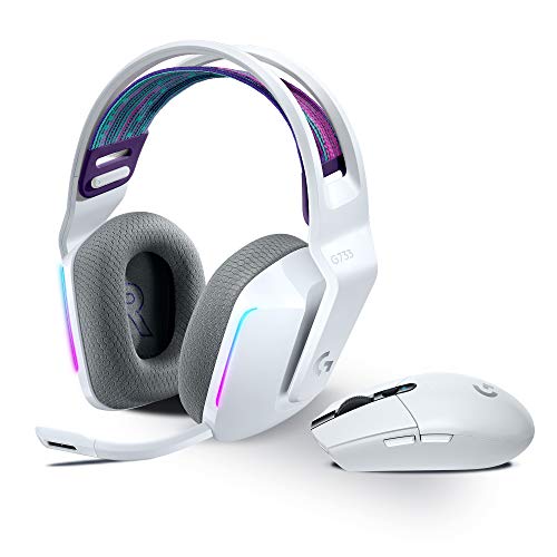 Logitech G305 LIGHTSPEED kabellose Gaming-Maus + Logitech G733 LIGHTSPEED Kabelloses Gaming Headset mit Kopfbügel Bild 1