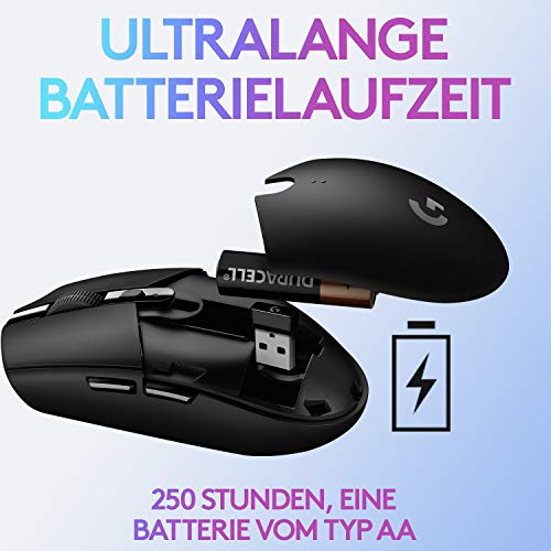 Logitech G305 LIGHTSPEED kabellose Gaming-Maus + Logitech G733 LIGHTSPEED Kabelloses Gaming Headset mit Kopfbügel Bild 7