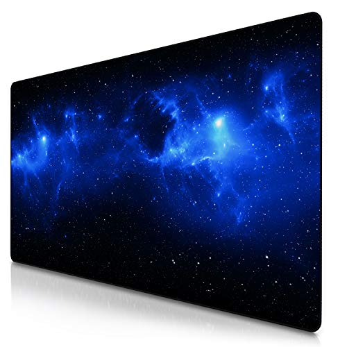 CSL - Übergröße Mauspad Gaming Titanwolf 1200x600mm - XXXL Mousepad groß mit Motiv - Tischunterlage Large Size - verbessert Präzision und Geschwindigkeit - XXL z.B. für Logitech Maus und Tastatur Bild 1