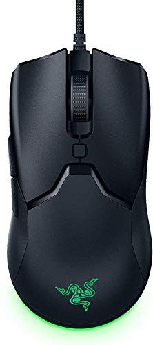 Razer Viper Mini - Kabelgebundene Gaming-Maus für PC/Mac (ultraleicht, 61 g, beidhändig, Speedflex-Kabel, optischer Sensor mit 8.500 DPI, Chroma RGB-Beleuchtung) Schwarz Bild 1