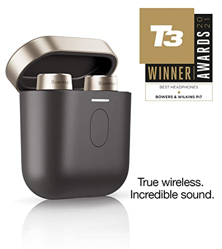 Bowers & Wilkins PI7 True Wireless Noise Cancelling In Ear Kopfhörer mit High Resolution 24-bit Verbindung – Holzkohle, klein, FP42420 Bild 3