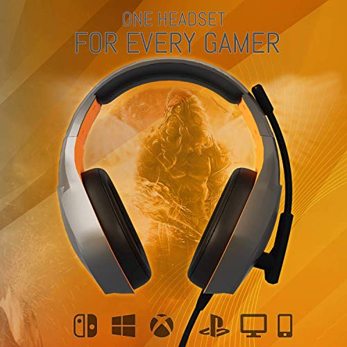 Gaming Headset für PC PS5, PlayStation PS4, Xbox Series X | S, Xbox ONE, Nintendo Switch, Laptop & Google Stadia Stereo-Sound with mit Geräuschunterdrückung Microphone -Hornet RXH-20 Vesuvius Auflage Bild 3