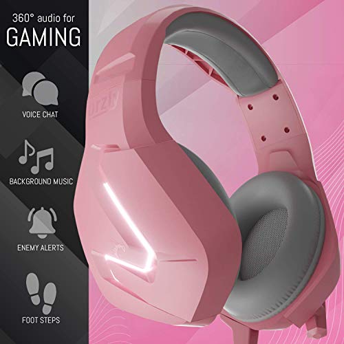 Gaming Headset für PC PS5, PlayStation PS4, Xbox Series X | S, Xbox ONE, Nintendo Switch, Laptop & Google Stadia Stereo-Sound with mit Geräuschunterdrückung Microphone - Hornet RXH-20 Nakuru Auflage Bild 2