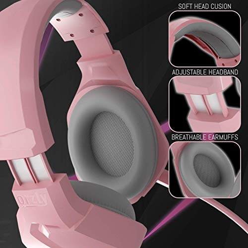Gaming Headset für PC PS5, PlayStation PS4, Xbox Series X | S, Xbox ONE, Nintendo Switch, Laptop & Google Stadia Stereo-Sound with mit Geräuschunterdrückung Microphone - Hornet RXH-20 Nakuru Auflage Bild 4