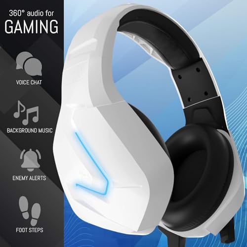 Gaming Headset für PC PS5, PlayStation PS4, Xbox Series X | S, Xbox ONE, Nintendo Switch, Laptop & Google Stadia Stereo-Sound with mit Geräuschunterdrückung Microphone - Hornet RXH-20 Siberia Auflage Bild 2
