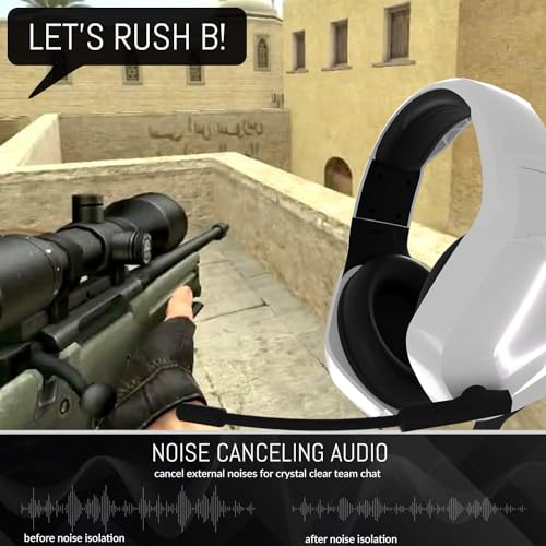 Gaming Headset für PC PS5, PlayStation PS4, Xbox Series X | S, Xbox ONE, Nintendo Switch, Laptop & Google Stadia Stereo-Sound with mit Geräuschunterdrückung Microphone - Hornet RXH-20 Siberia Auflage Bild 5