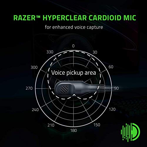 Razer BlackShark V2 X Gaming-Headset: 7.1 Surround Sound – 50 mm Treiber – Memory-Schaumstoff-Kissen – für PC, PS4, PS5, Switch, Xbox One, Xbox Series X|S, Mobile – 3,5 mm (Generalüberholt) Bild 4