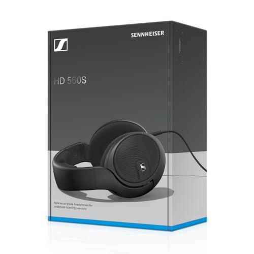 Sennheiser HD 560S, Offener Referenzkopfhörer für Audio-Enthusiasten, Over Ear, Schwarz Bild 3