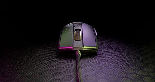 Roccat Burst Pro - Extrem leichte Optical Pro Gaming Maus (hohe Präzision, Optischer Owl-Eye Sensor (100 bis 16.000 Dpi), RGB AIMO LED Beleuchtung, 68g leicht, Designt in Deutschland), schwarz Bild 2