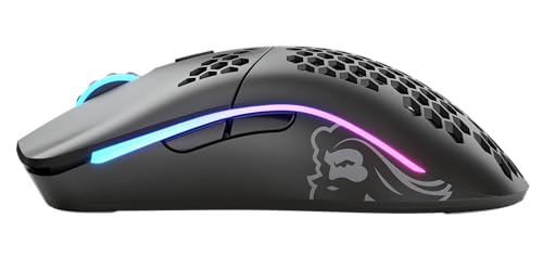 GLORIOUS Gaming Model O Wireless Ratón Gaming inalámbrico - 69 g superligero, diseño Colmena, RGB, ambidiestro, sin lag 2,4 GHz inalámbrico, Hasta 71 horas de batería - Negro Mate Bild 4