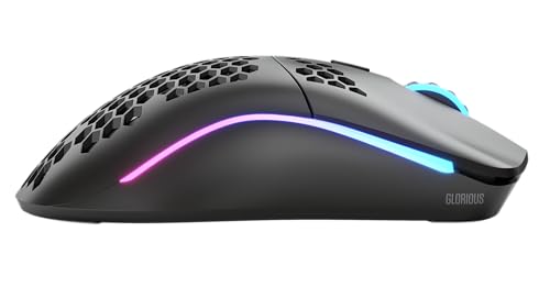 GLORIOUS Gaming Model O Wireless Ratón Gaming inalámbrico - 69 g superligero, diseño Colmena, RGB, ambidiestro, sin lag 2,4 GHz inalámbrico, Hasta 71 horas de batería - Negro Mate Bild 5