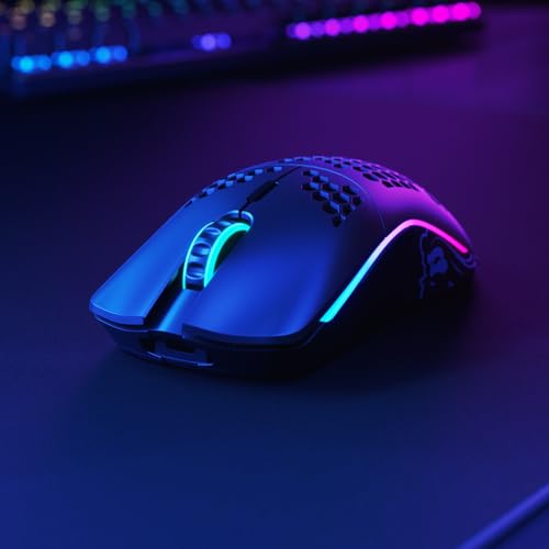 GLORIOUS Gaming Model O Wireless Ratón Gaming inalámbrico - 69 g superligero, diseño Colmena, RGB, ambidiestro, sin lag 2,4 GHz inalámbrico, Hasta 71 horas de batería - Negro Mate Bild 6