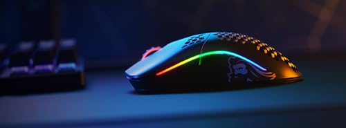 GLORIOUS Gaming Model O Wireless Ratón Gaming inalámbrico - 69 g superligero, diseño Colmena, RGB, ambidiestro, sin lag 2,4 GHz inalámbrico, Hasta 71 horas de batería - Negro Mate Bild 7