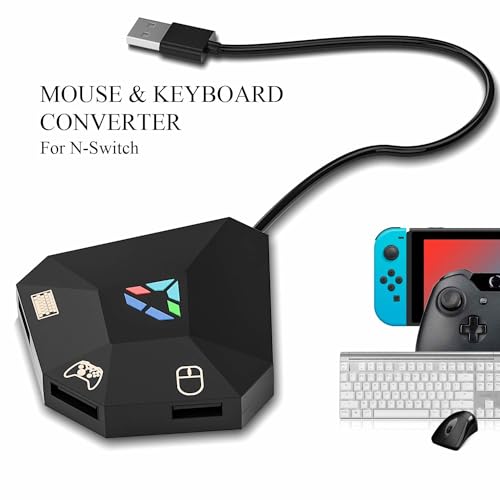INF Adapter Maus Tastatur Konverter für Nintendo Switch/PS3/PS4/Xbox One/Xbox 360, Gaming Tastatur Maus konverter für Konsole Bild 2