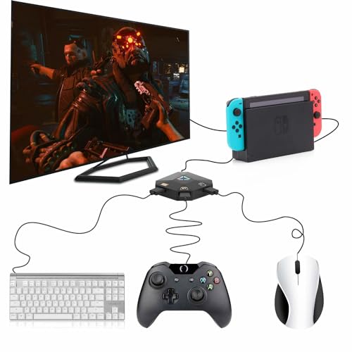 INF Adapter Maus Tastatur Konverter für Nintendo Switch/PS3/PS4/Xbox One/Xbox 360, Gaming Tastatur Maus konverter für Konsole Bild 3