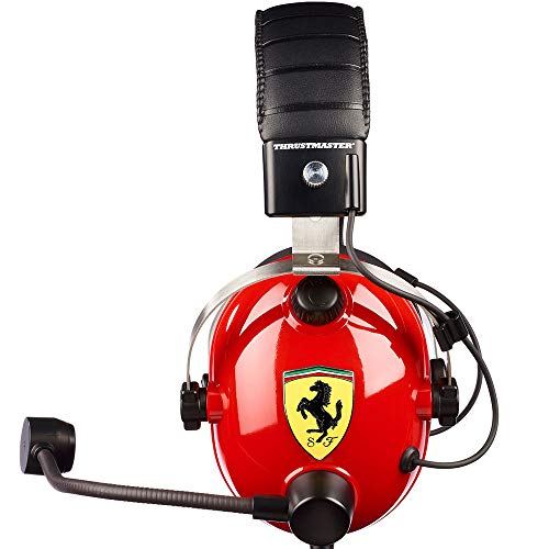 Thrustmaster T.Racing Scuderia Ferrari Edition-DTS - Gaming Headset für PS5 / PS4 / Xbox Series X|S / Xbox One / PC / Switch - Offiziell Ferrari lizenziert Bild 2