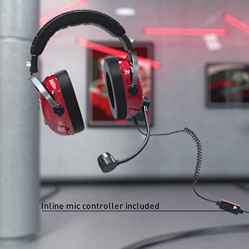 Thrustmaster T.Racing Scuderia Ferrari Edition-DTS - Gaming Headset für PS5 / PS4 / Xbox Series X|S / Xbox One / PC / Switch - Offiziell Ferrari lizenziert Bild 4