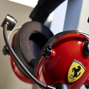 Thrustmaster T.Racing Scuderia Ferrari Edition-DTS - Gaming Headset für PS5 / PS4 / Xbox Series X|S / Xbox One / PC / Switch - Offiziell Ferrari lizenziert Bild 5
