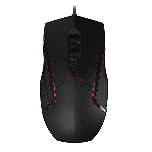 CHERRY MC 3.1, kabelgebunde Gaming-Maus, hochpräziser optischer 5.000 dpi Pixart-Sensor, 6 frei programmierbare Tasten, RGB-beleuchtet, symmetrisches Design, schwarz Bild 1