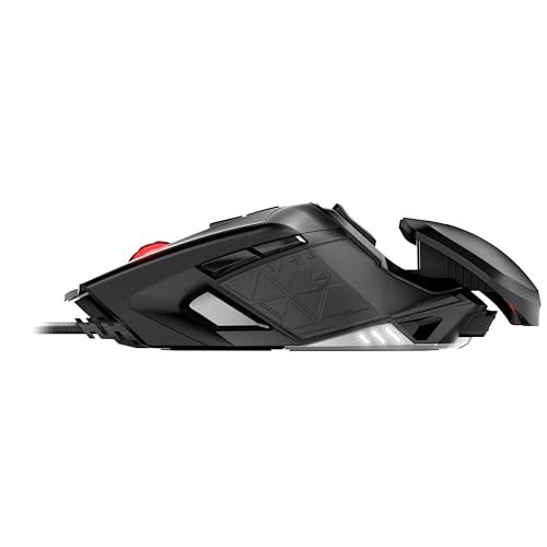 CHERRY MC 9620 FPS, Ergonomische Gaming-Maus mit RGB-Beleuchtung, Verstellbare Handauflagefläche, Einlegbare Gewichte, 9 Tasten, 12.000 dpi, Kabelgebunden, Schwarz Bild 3