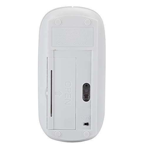 VBESTLIFE Maus, 1600DPI Maus 4D Drahtloser intelligenter, ultradünner Computer liefert Peripheriegeräte für Bluetooth 3.0 für 10 Meter für Zuhause, Arbeit oder Reisen(Weiß) Bild 5