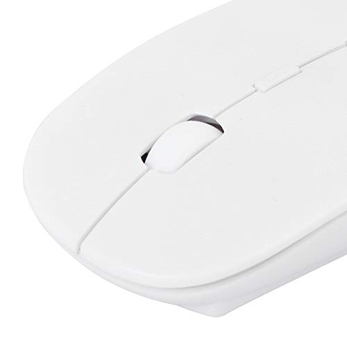 VBESTLIFE Maus, 1600DPI Maus 4D Drahtloser intelligenter, ultradünner Computer liefert Peripheriegeräte für Bluetooth 3.0 für 10 Meter für Zuhause, Arbeit oder Reisen(Weiß) Bild 6