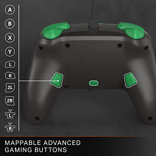 Verbesserter Kabelgebundener PowerA Controller für Nintendo Switch – Heroic Link, Gamepad, Game-Controller, Kabelgebundener Controller, Offiziell Lizenziert Bild 3