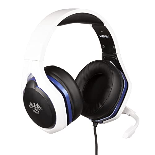 Konix Mythics Kabelgebundenes Gaming-Headset Hyperion für PS5 - Mikrofon - 50 mm Lautsprecher - 1,5 m Kabel - 3,5 mm Klinkenstecker - Weiß und Schwarz Bild 3
