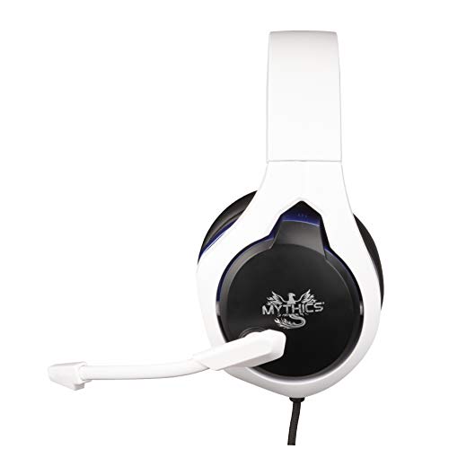 Konix Mythics Kabelgebundenes Gaming-Headset Hyperion für PS5 - Mikrofon - 50 mm Lautsprecher - 1,5 m Kabel - 3,5 mm Klinkenstecker - Weiß und Schwarz Bild 4