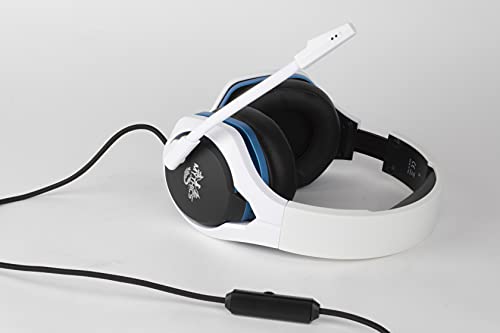 Konix Mythics Kabelgebundenes Gaming-Headset Hyperion für PS5 - Mikrofon - 50 mm Lautsprecher - 1,5 m Kabel - 3,5 mm Klinkenstecker - Weiß und Schwarz Bild 5