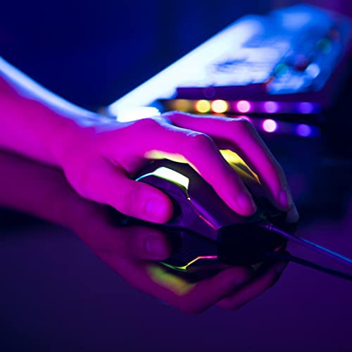 uRage Gaming-Maus “Reaper 600”, schwarz, Anti-Rutsch-Beschichtung, Omron Click Switches, 32.000-dpi-Avago-Sensor, Plug & Play, 2m Kabellänge, inkl. Gaming-Software Bild 5