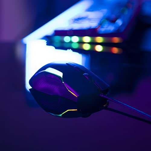 uRage Gaming-Maus “Reaper 600”, schwarz, Anti-Rutsch-Beschichtung, Omron Click Switches, 32.000-dpi-Avago-Sensor, Plug & Play, 2m Kabellänge, inkl. Gaming-Software Bild 6