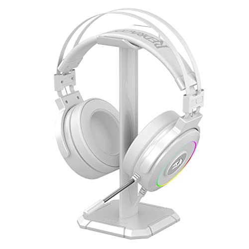 Redragon Lamia 2 H320W RGB Gaming-Helme, Weiß, Kopfhörer mit Mikrofon, inkl. Ständer, leistungsstarke Helme, USB - 7.1 Virtual - Headset für Games, kompatibel Bild 2