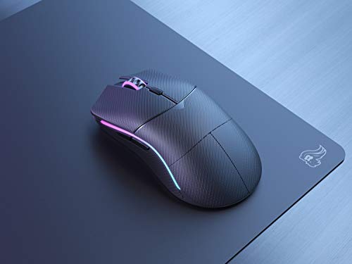 GLORIOUS Gaming Maus-Griffband für Model O – rutschfest, fett- und schweißabweisend, 0,5 mm dick, zugeschnitten, einfach anzubringen, Klebstoff von 3M, schwarz Bild 3