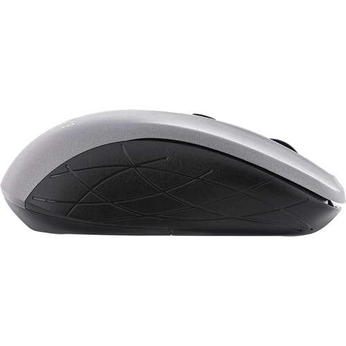 InLine® Maus 3-in-1, Bluetooth + 2X 2.4GHz Funk, 5 Tasten, optisch, grau/schwarz Bild 5