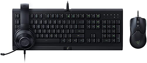 Razer Power Up Gaming Bundle – bestehend Viper Maus, Cynosa Lite Gaming-Tastatur (UK-Layout) Kraken X Lite Kopfhörer Bild 1