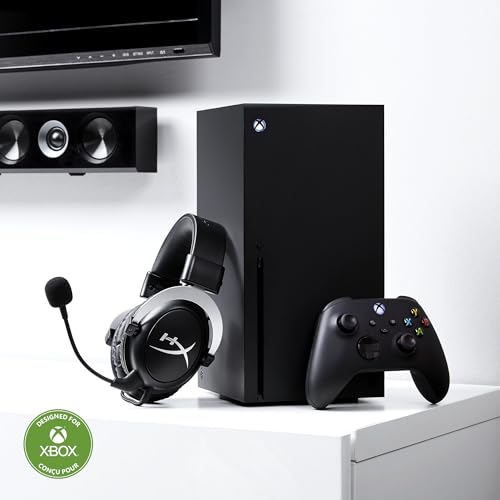 HyperX CloudX – Offiziell lizenziertes Xbox-Gaming Kopfhörer, Kompatibel mit Xbox One und Xbox Series X|S, Memory-Schaum, Abnehmbares Mikrofon mit Rauschunterdrückung, Schwarz Bild 4