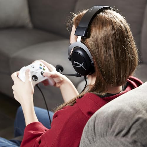 HyperX CloudX – Offiziell lizenziertes Xbox-Gaming Kopfhörer, Kompatibel mit Xbox One und Xbox Series X|S, Memory-Schaum, Abnehmbares Mikrofon mit Rauschunterdrückung, Schwarz Bild 5