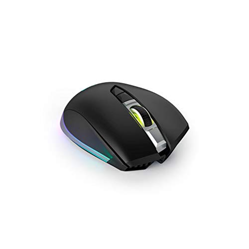 uRage Gaming-Maus “Reaper 700 Unleashed”, schwarz, Anti-Rutsch-Beschichtung, Omron Click Switches, 10.000-dpi-Avago-Sensor, kabellose Funkmaus, inkl. Gaming-Software Bild 1
