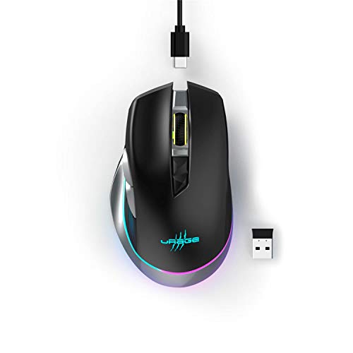 uRage Gaming-Maus “Reaper 700 Unleashed”, schwarz, Anti-Rutsch-Beschichtung, Omron Click Switches, 10.000-dpi-Avago-Sensor, kabellose Funkmaus, inkl. Gaming-Software Bild 4