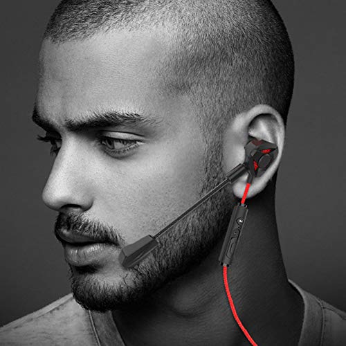Gaming Headset, PC Gaming Headset In-Ear Gaming Kopfhörer mit Dual Mic für PS4 PC Xbox One Laptop Mac Grün Bild 2